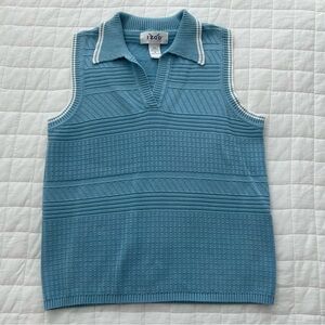Izod Blue V-Neck Sweater Vest